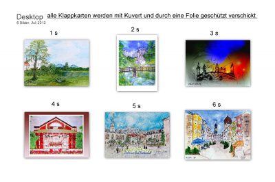 Gruß Klapp- Karten A6