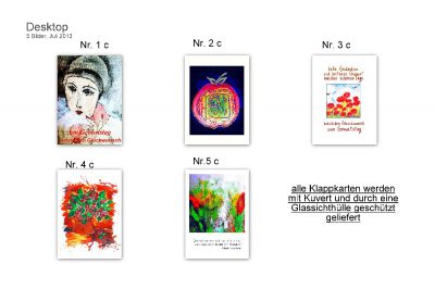 Gruß Klapp-Karten A 6