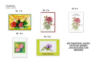 Gruß Klapp-Karten A 6